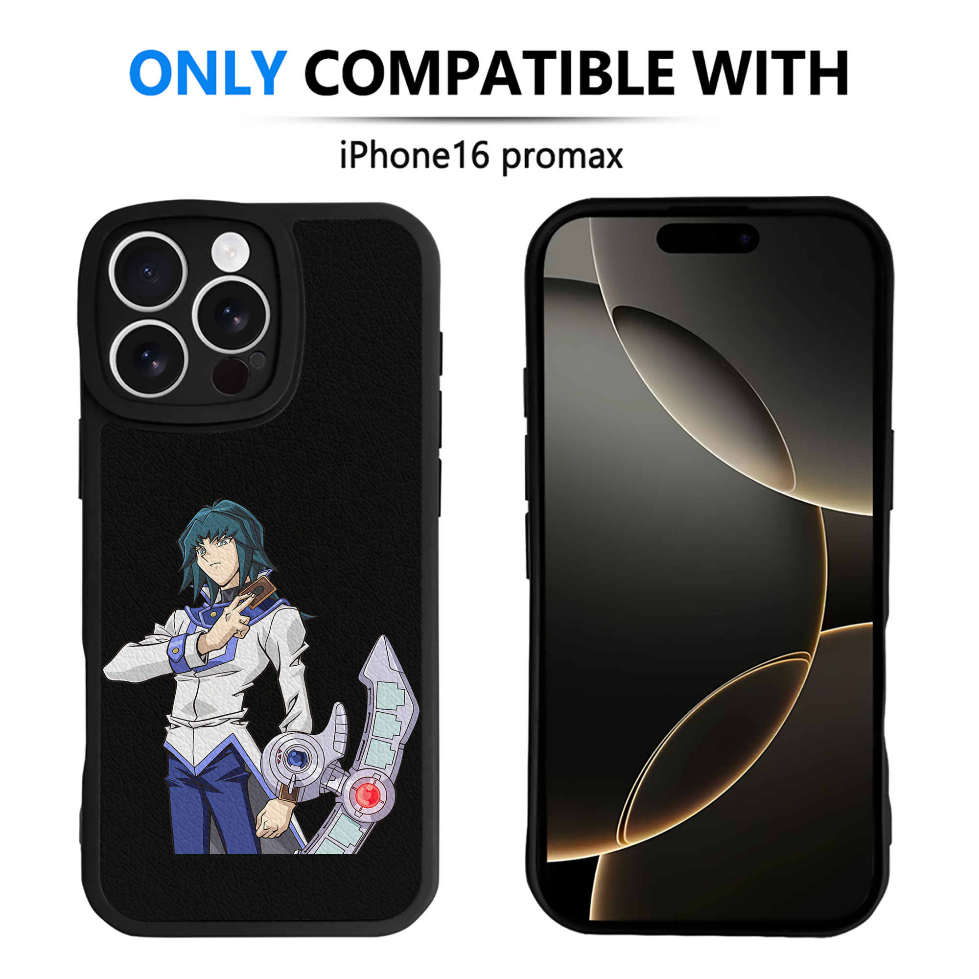 遊☆戯☆王 Yu-Gi-Oh! 【iPhone 16シリーズ対応】シリコンスマホケース（レザー調） 材質：シリコン
